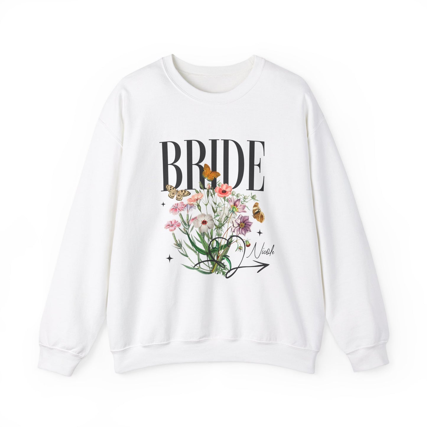 Bride Vintage Wildflower Sweatshirt