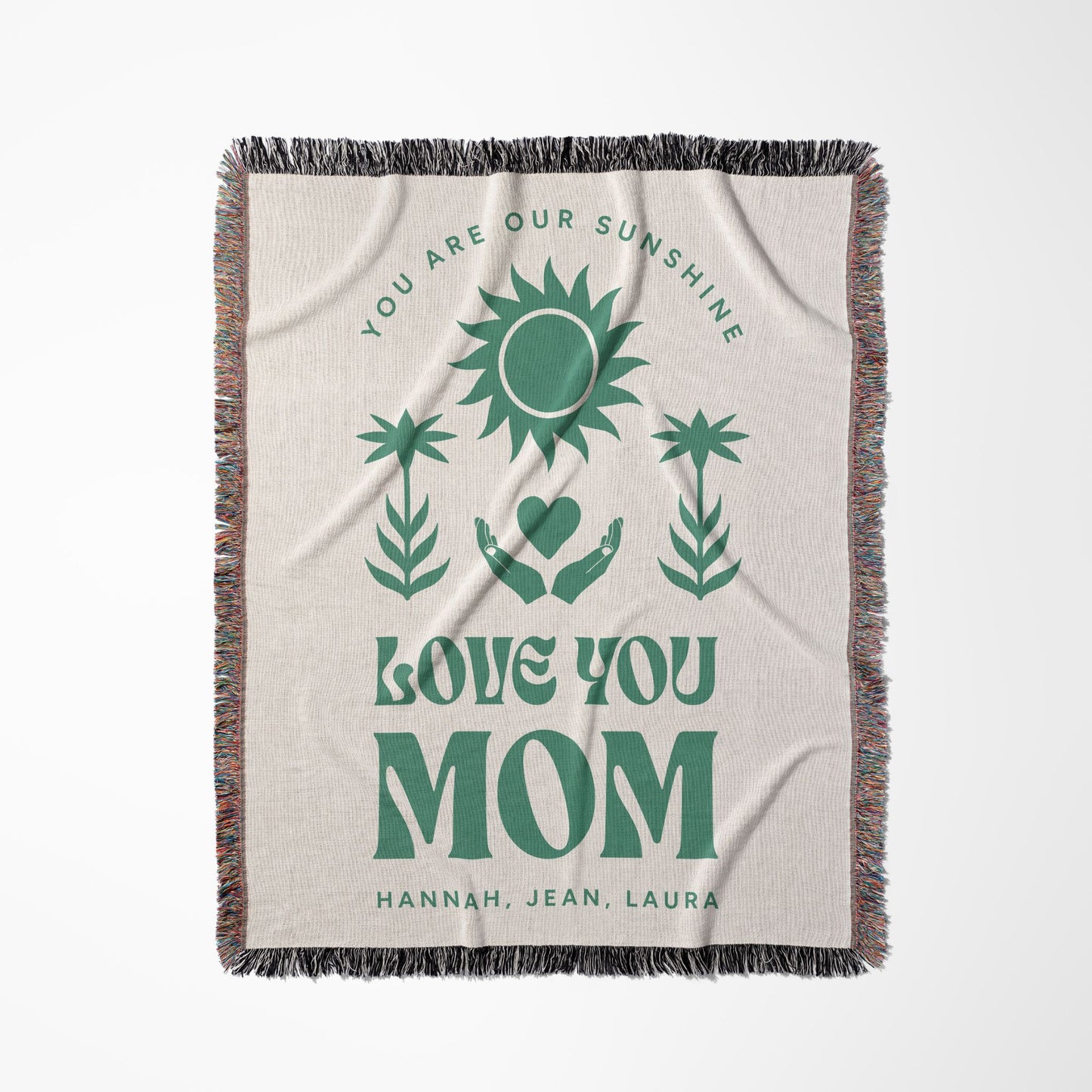 You Are Our Sunshine Woven Blanket