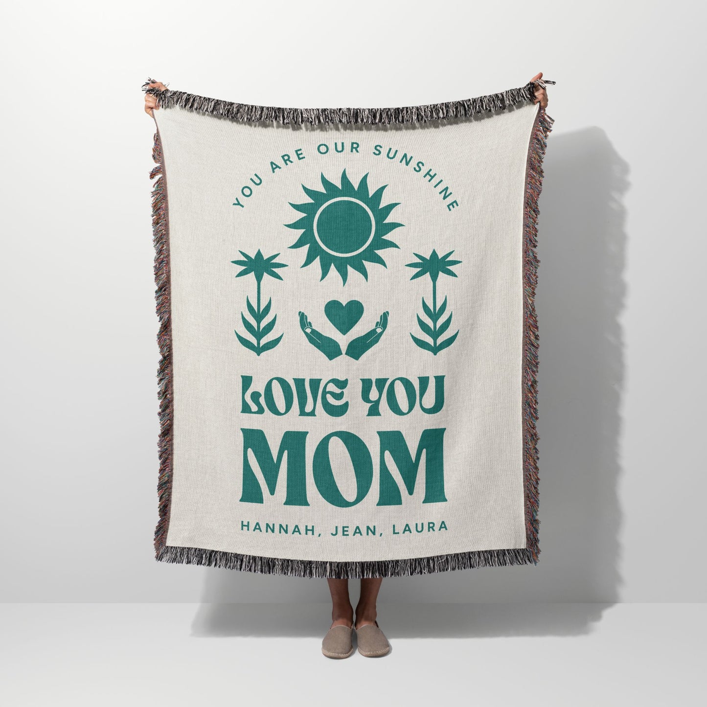 You Are Our Sunshine Woven Blanket