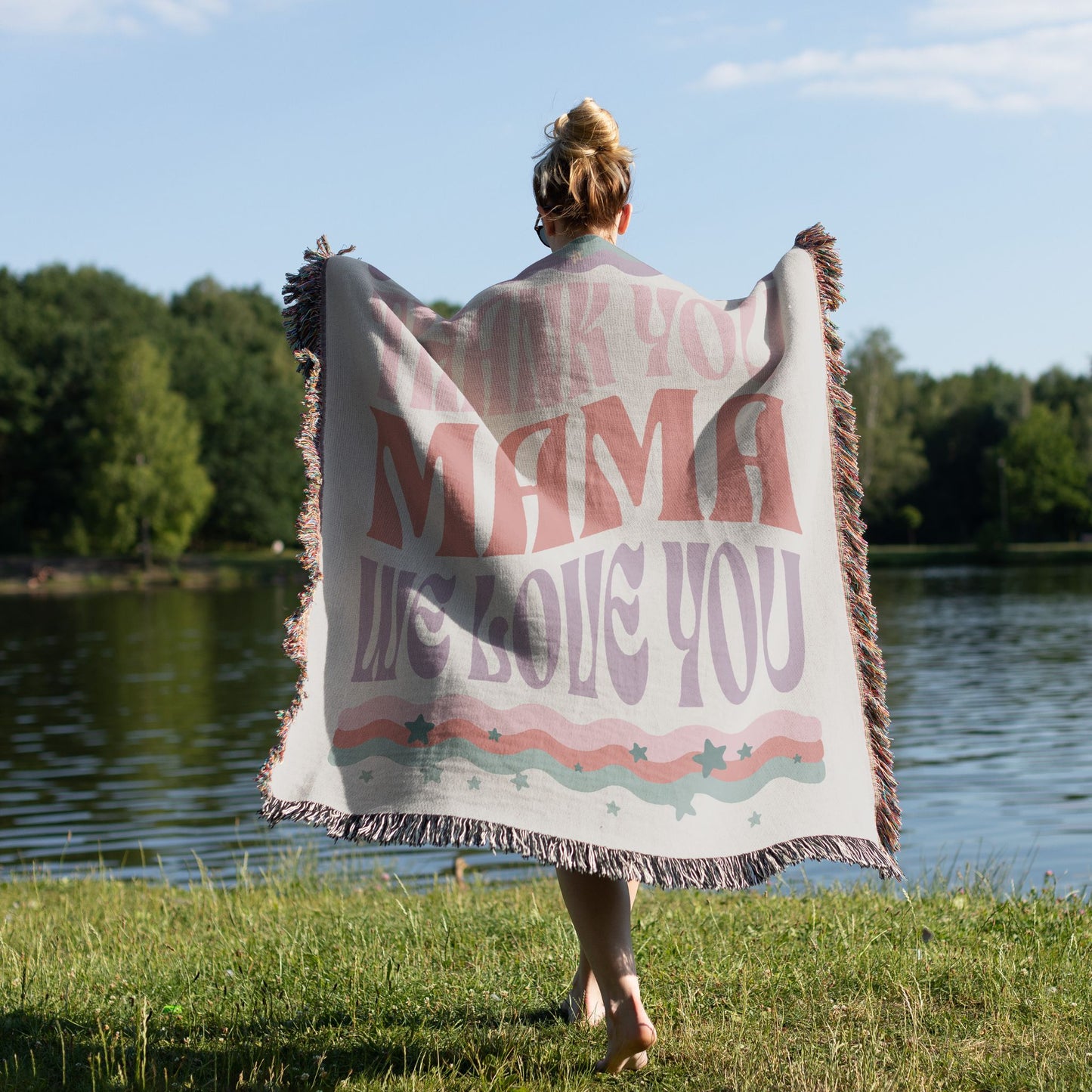 Groovy Mama Woven Blanket
