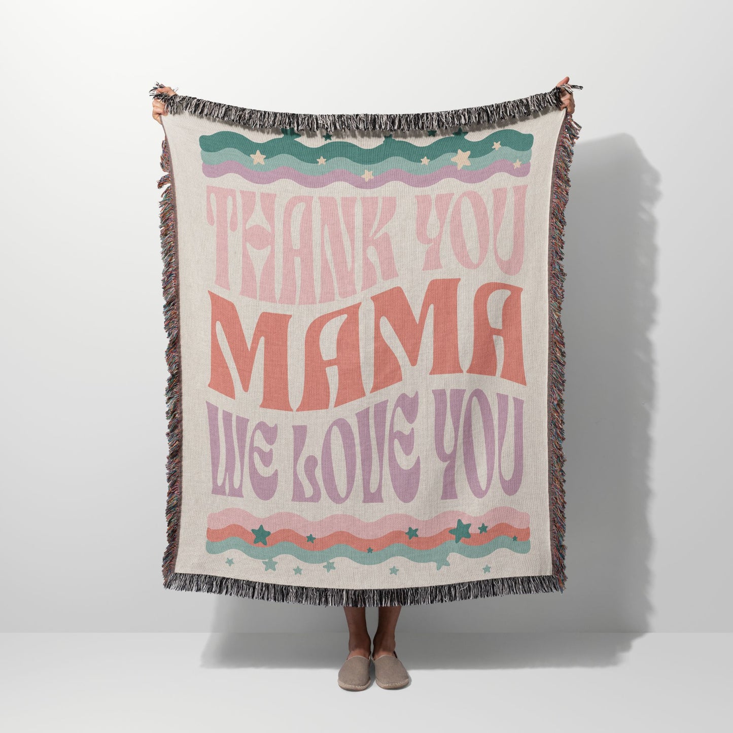 Groovy Mama Woven Blanket