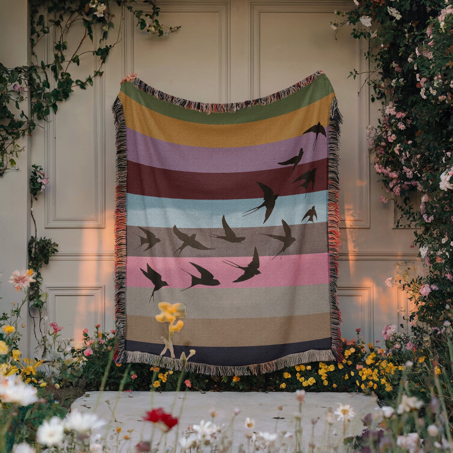 Through The Eras Woven Blankets for Swifties