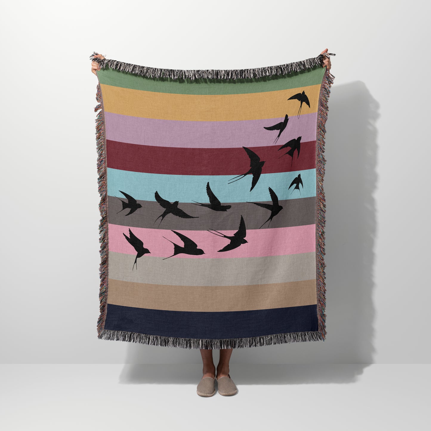 Through The Eras Woven Blankets for Swifties