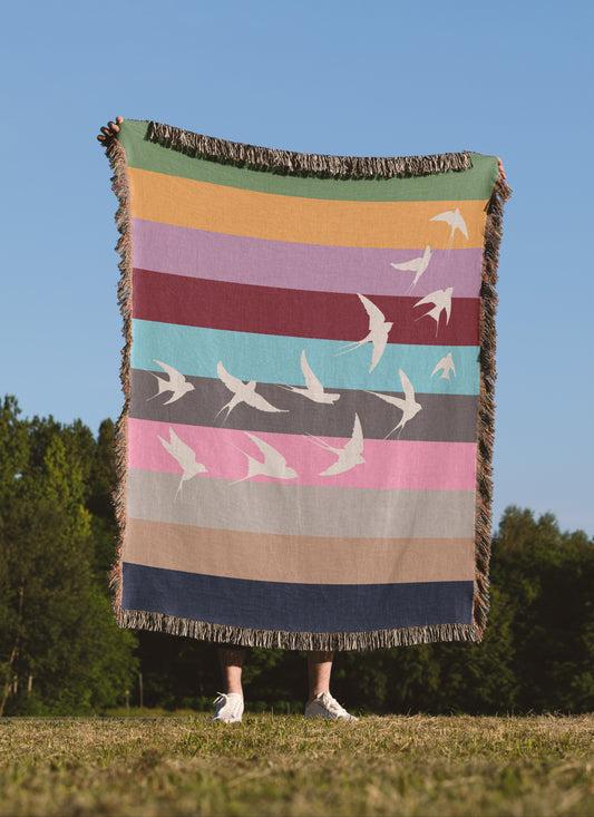 Through The Eras Woven Blankets for Swifties