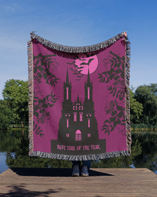 Castle Night Woven Blanket