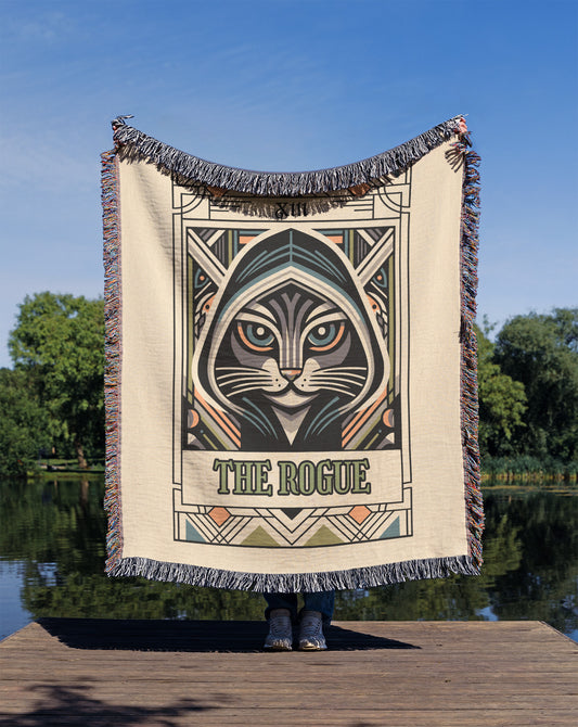 The Rogue Cat Woven Blanket