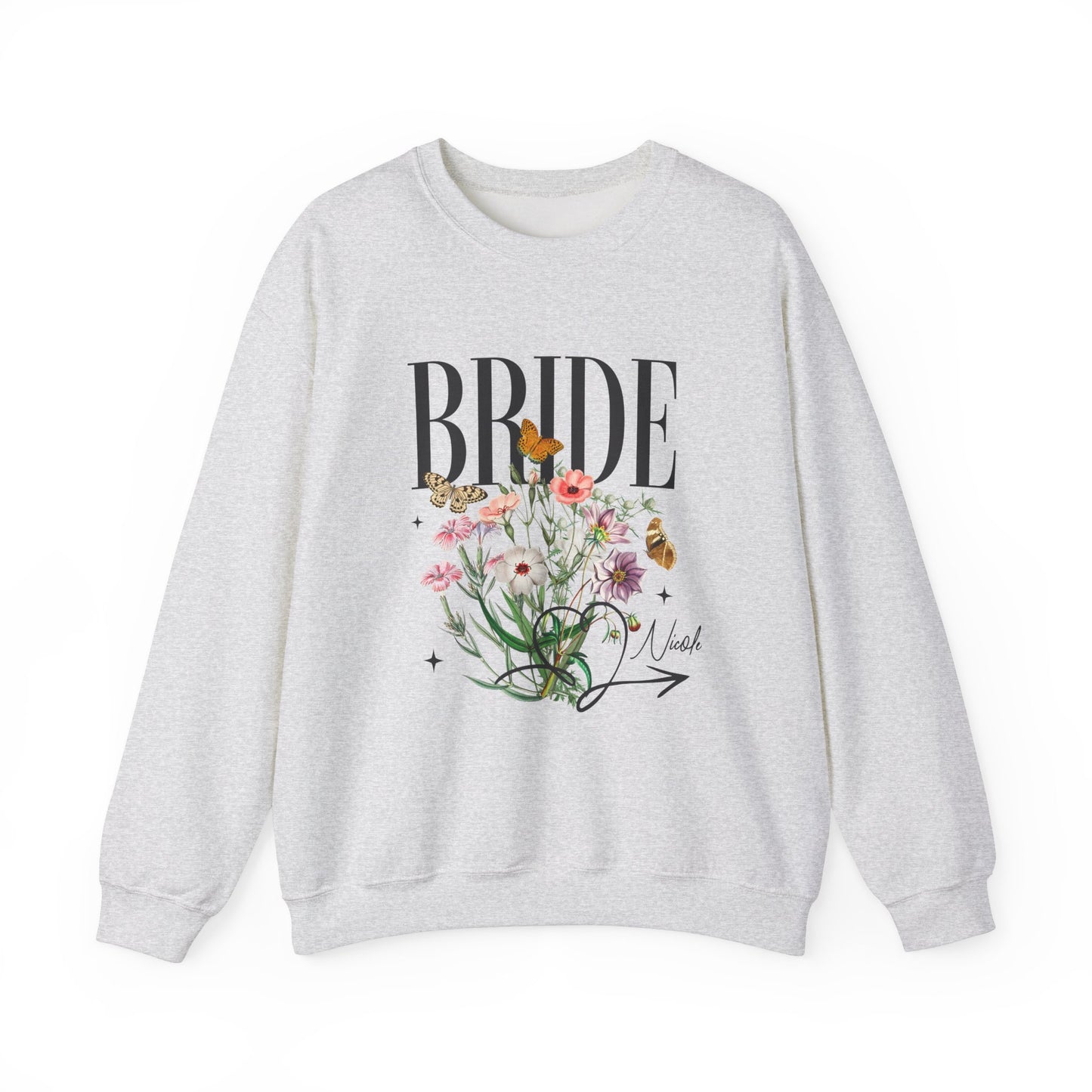 Bride Vintage Wildflower Sweatshirt
