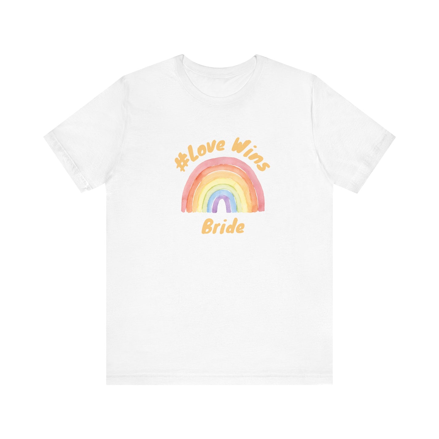 Love Wins Bride Tshirt