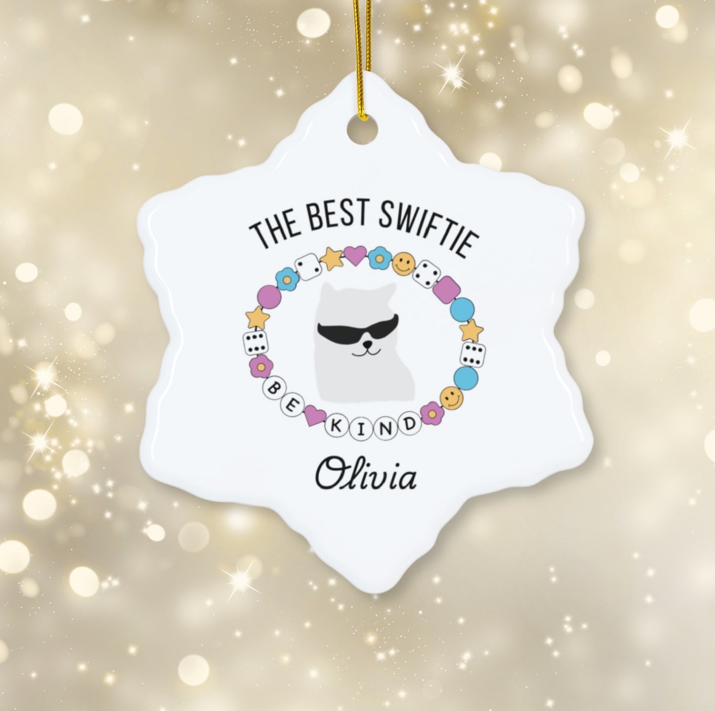 Personalized Swiftie Ornament