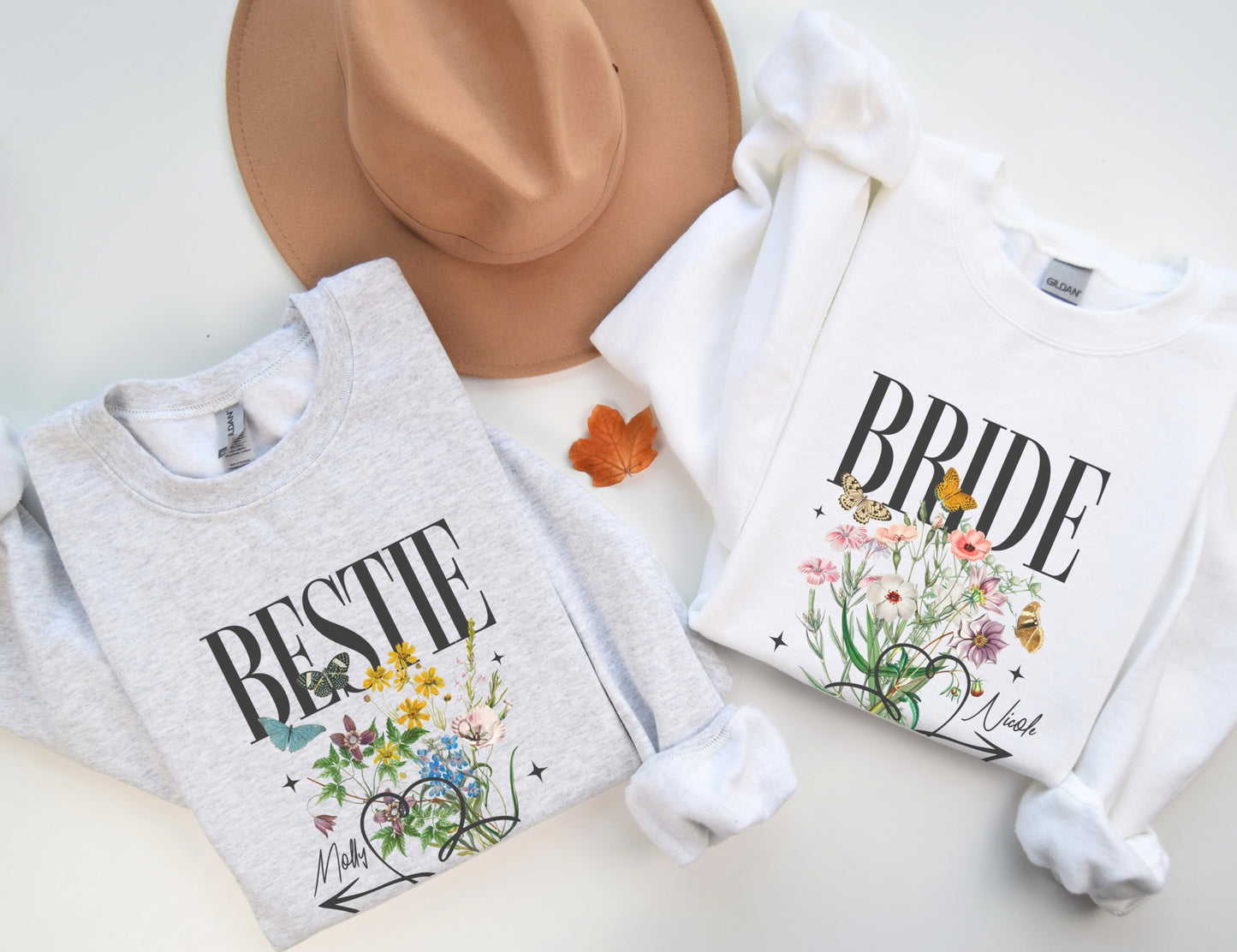 Bride Vintage Wildflower Sweatshirt