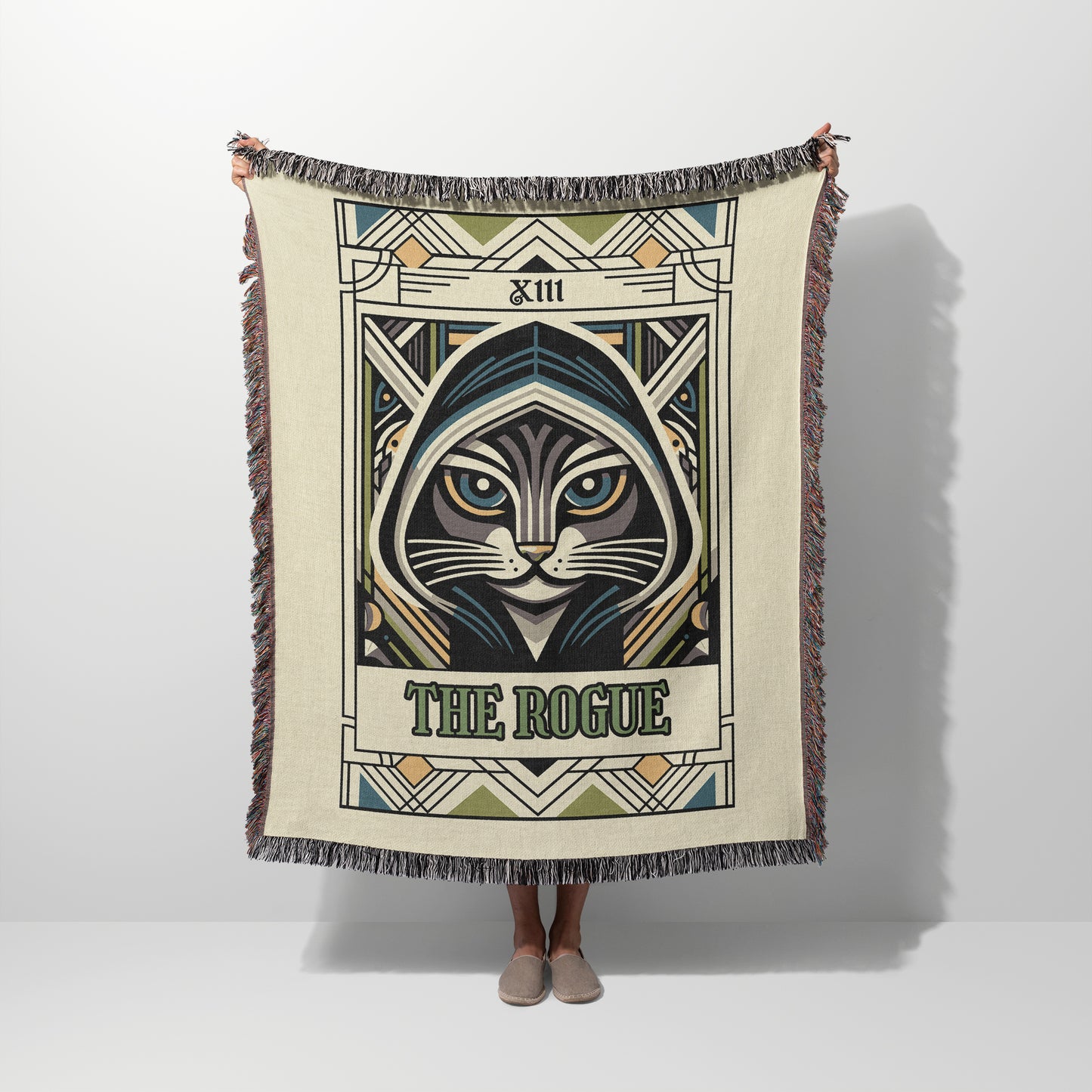 The Rogue Cat Woven Blanket