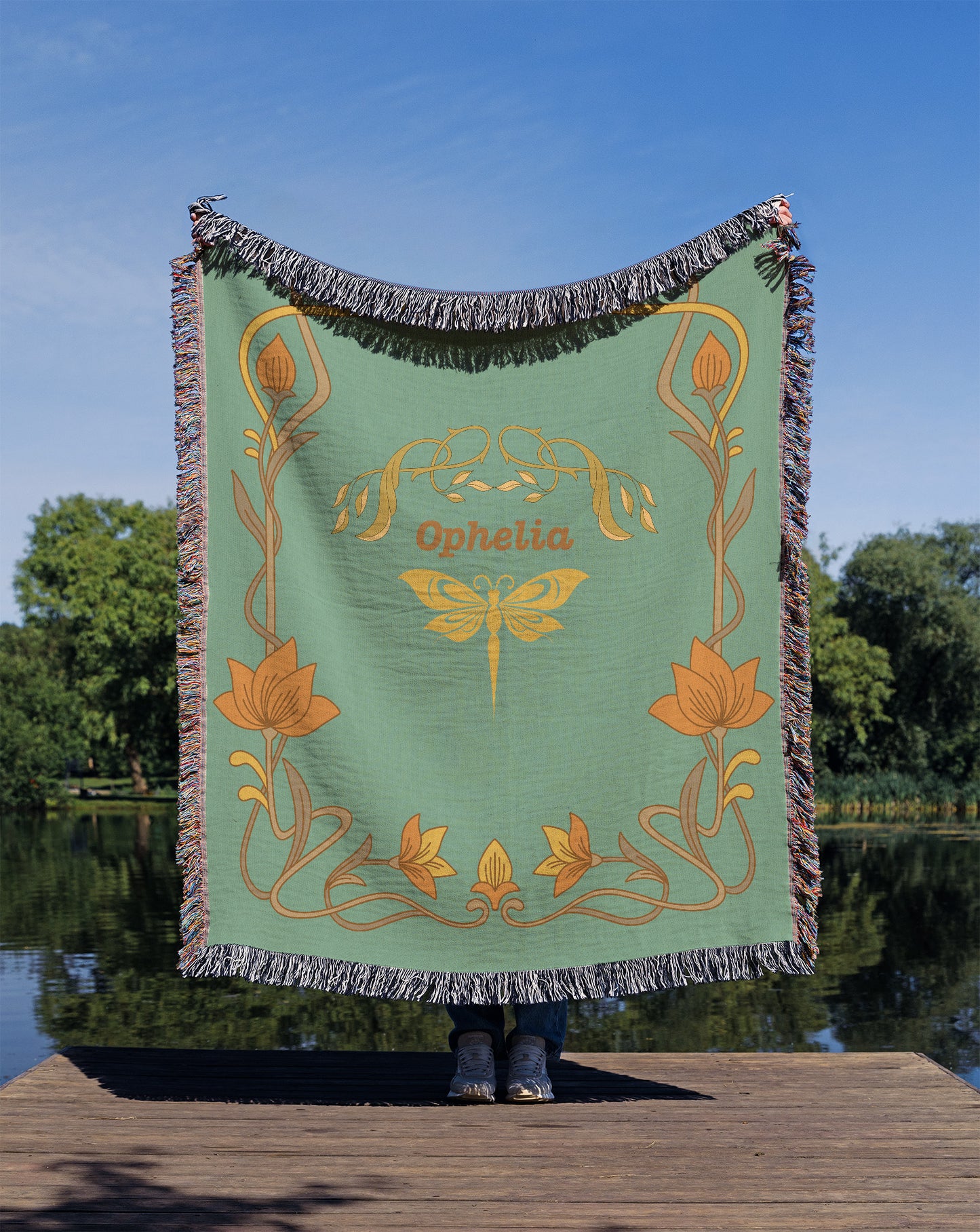 To Love Like Ophelia Blanket