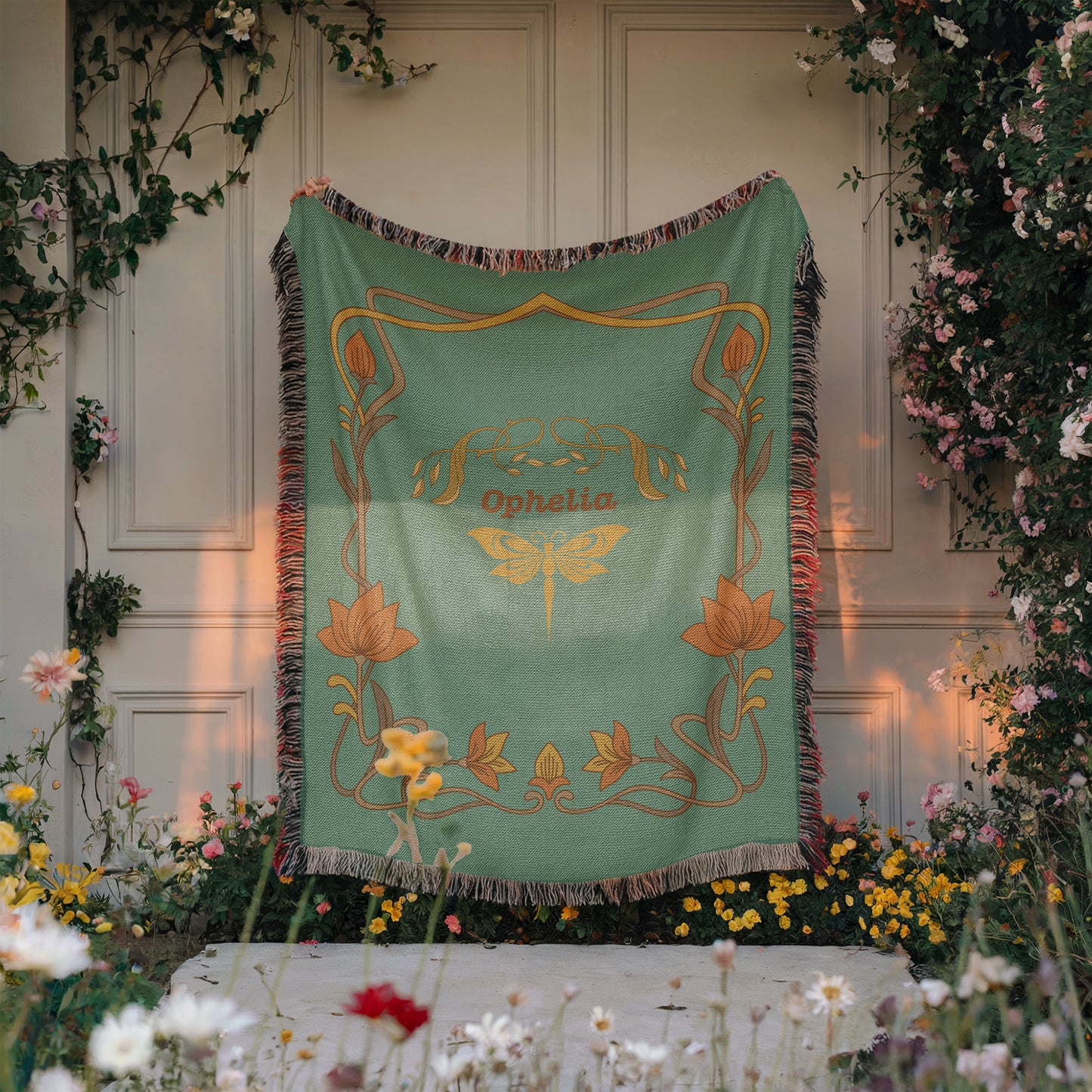 To Love Like Ophelia Blanket