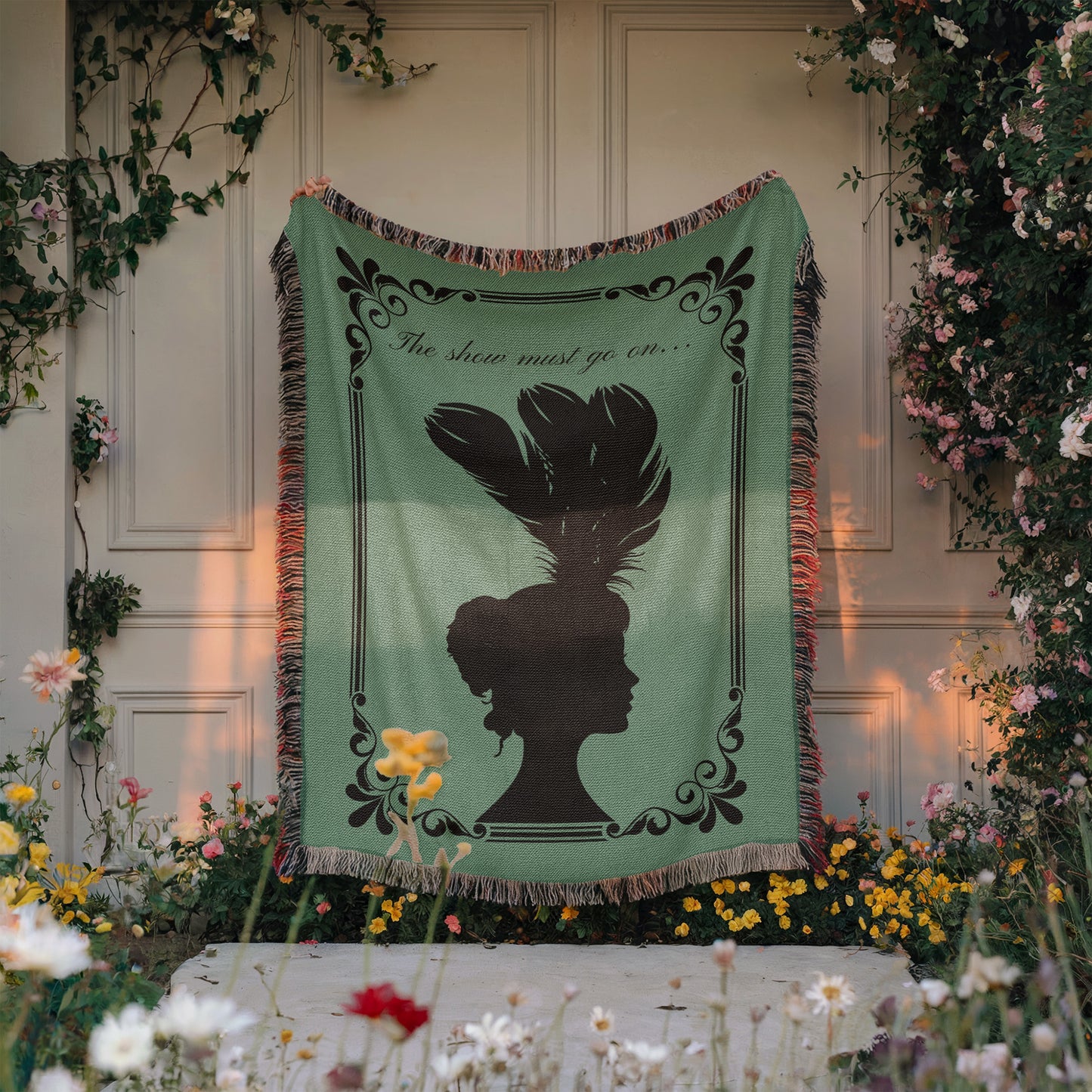 The Show Must Go On Green Blanket