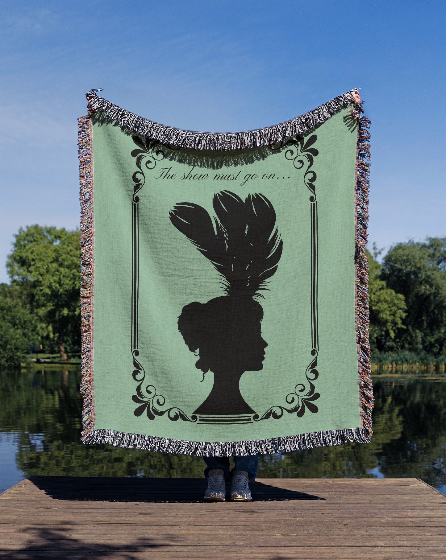 The Show Must Go On Green Blanket