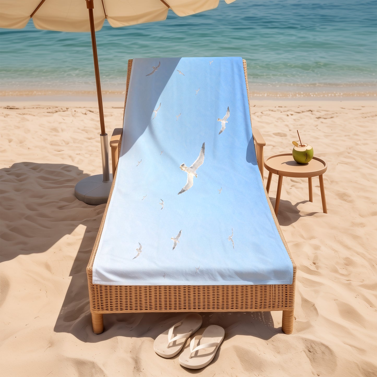 Sea Meets Sky Beach Towels