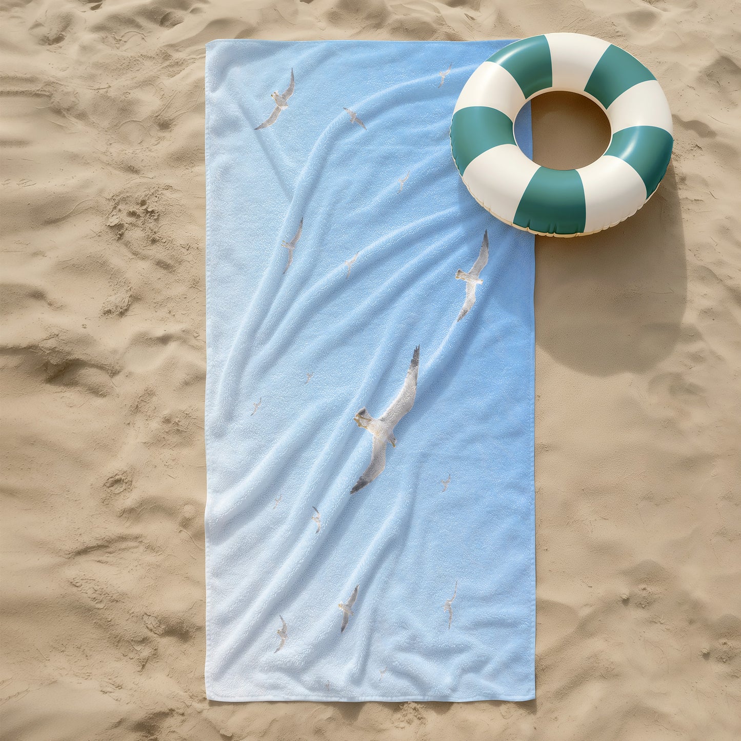 Sea Meets Sky Beach Towels