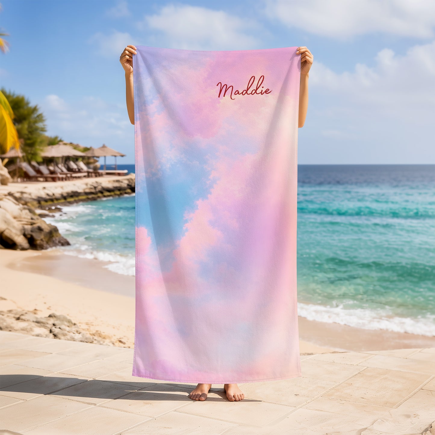 Lovers Daydream Personalized Beach Towels