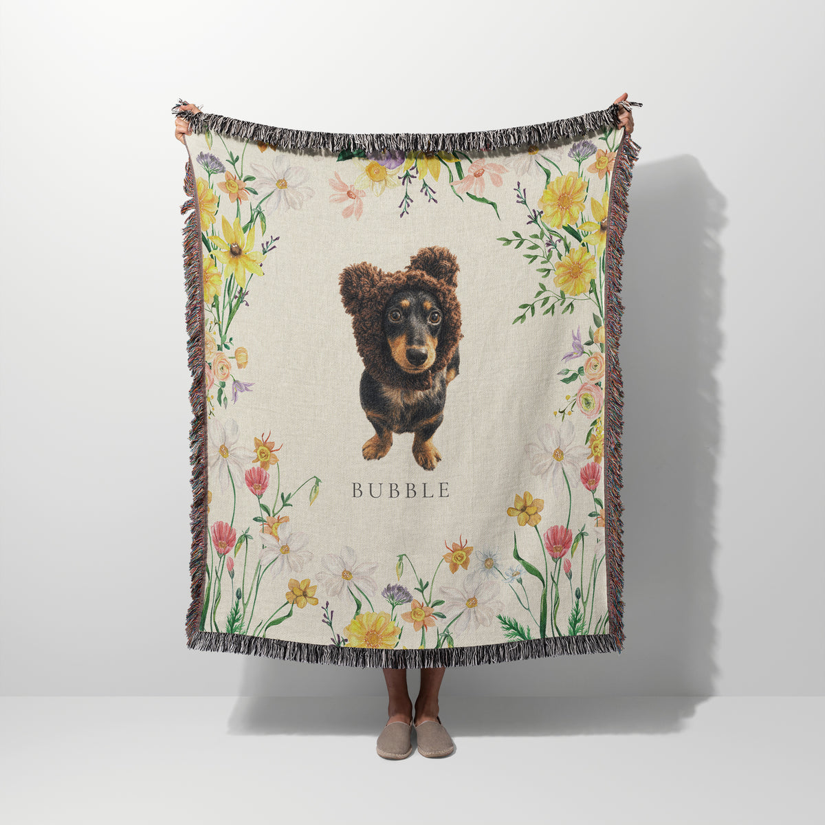 The Blooming Garden Personalized Pets Blanket