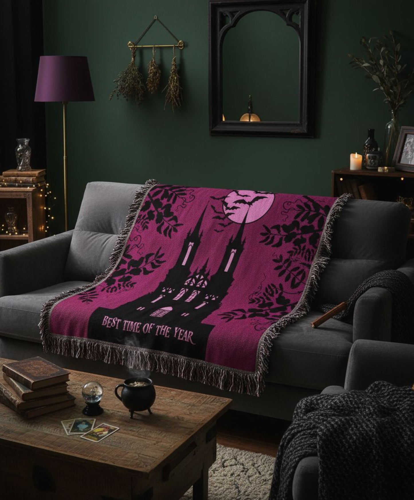 Castle Night Woven Blanket