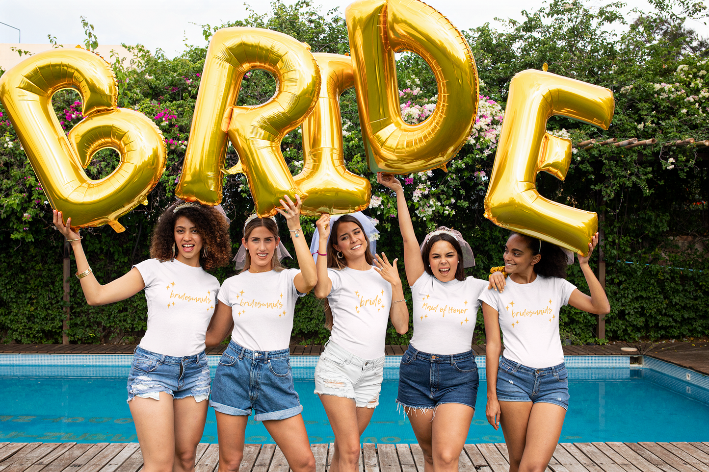 Sparkling Matching Bachelorette Weekend Shirts