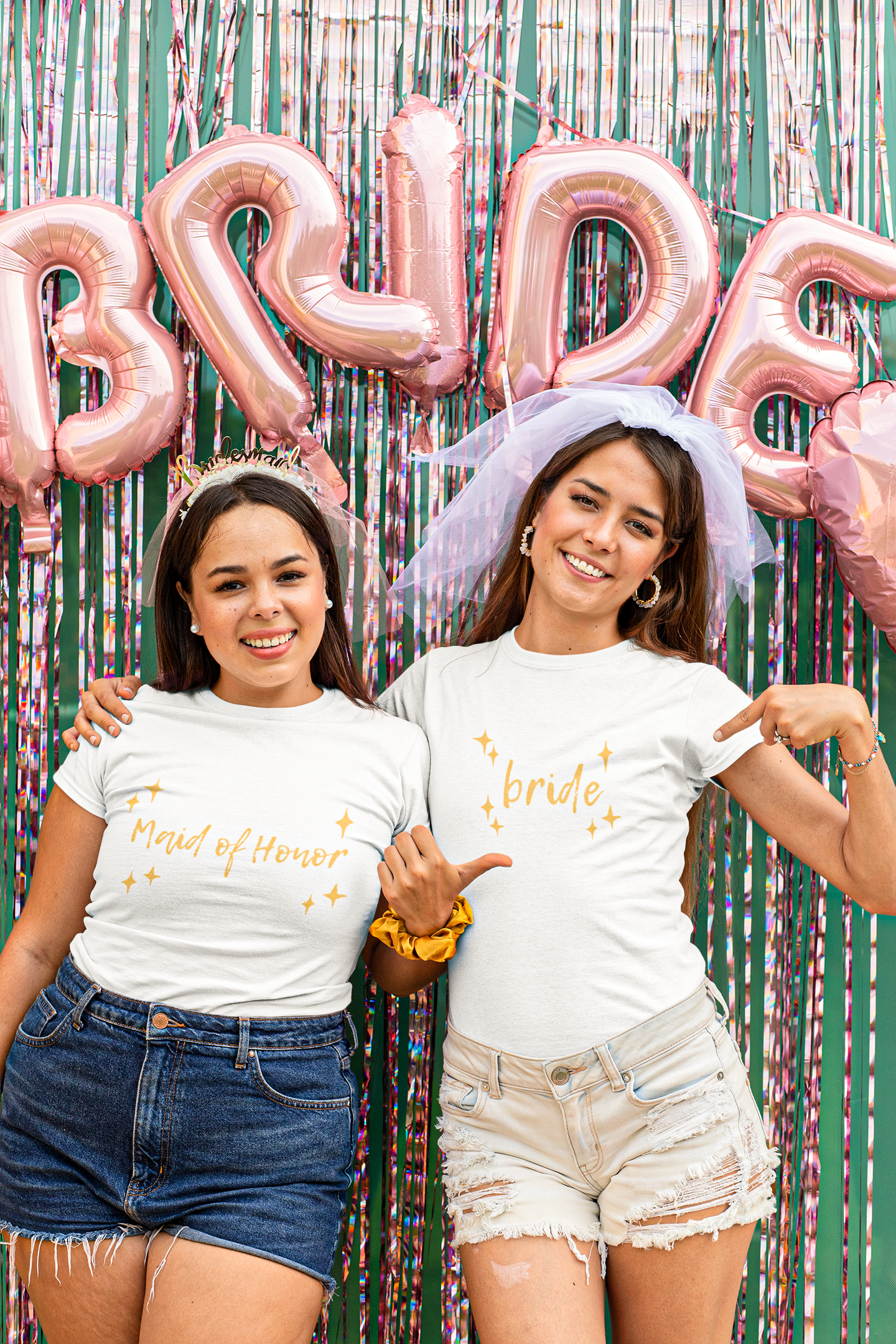 Sparkling Matching Bachelorette Weekend Shirts