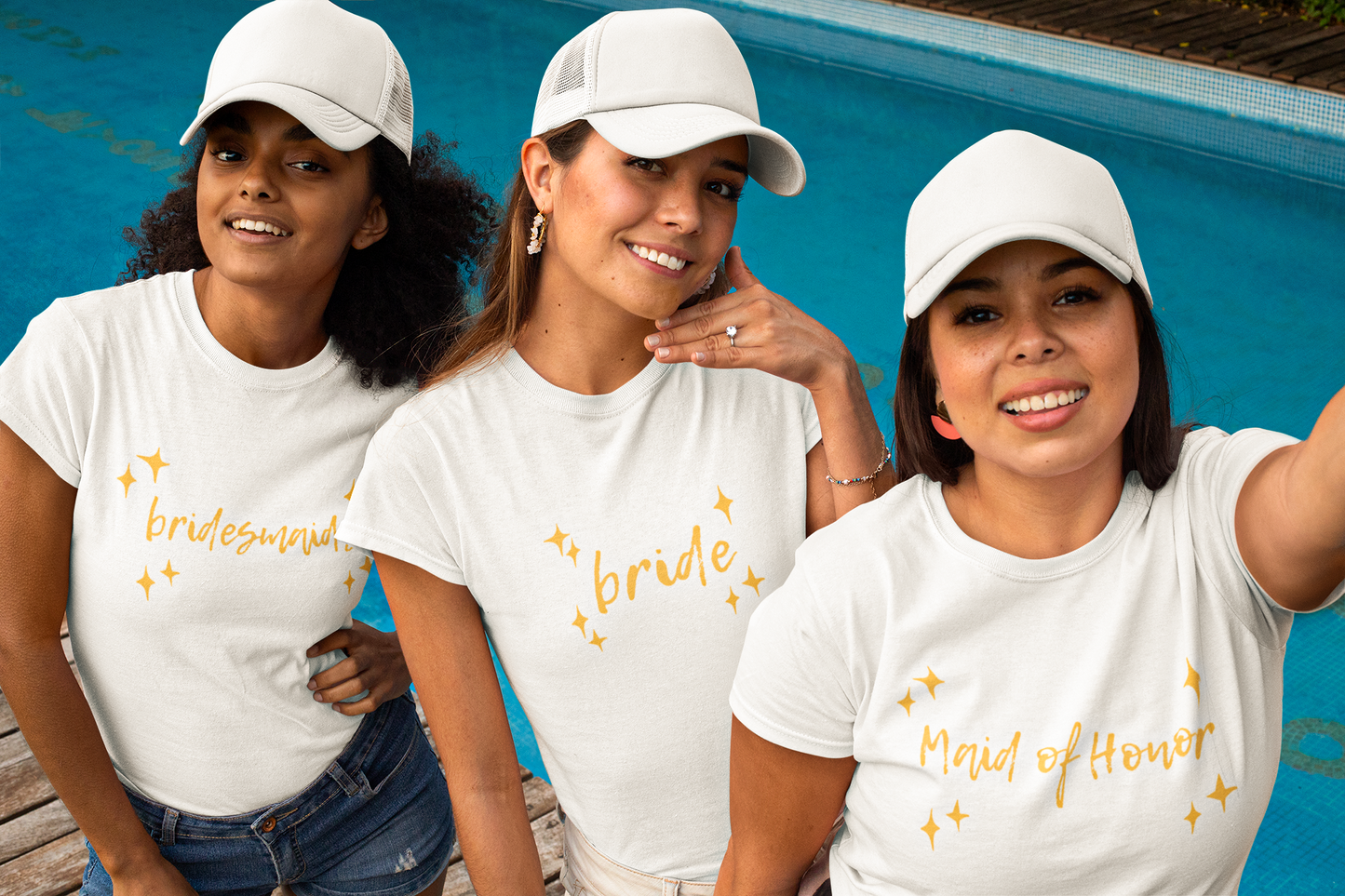 Sparkling Matching Bachelorette Weekend Shirts