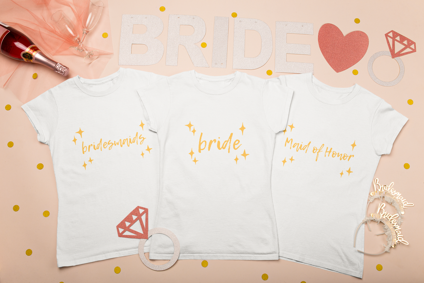 Sparkling Matching Bachelorette Weekend Shirts